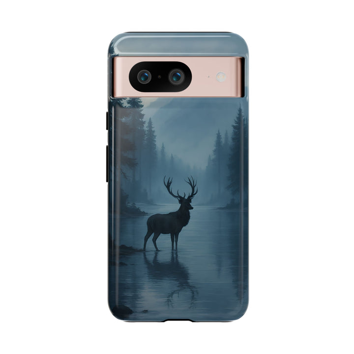Deer Mountain Tough Phone Case, Wildlife Nature Protective Cover, Outdoor