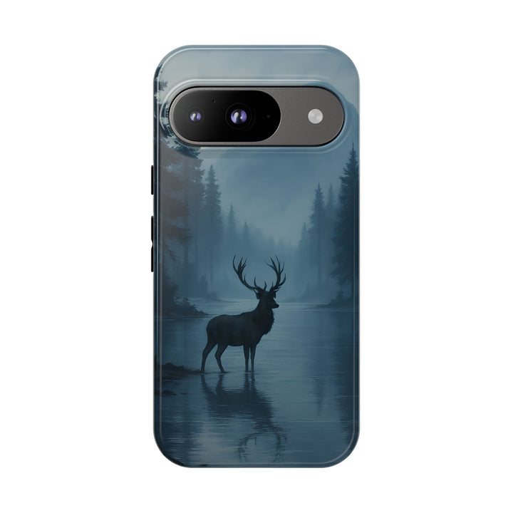 Deer Mountain Tough Phone Case, Wildlife Nature Protective Cover, Outdoor