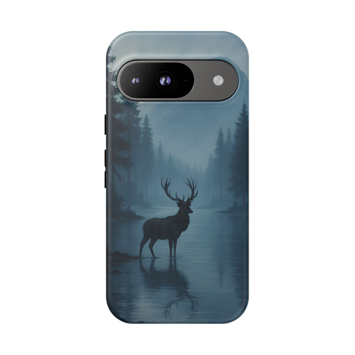 Deer Mountain Tough Phone Case, Wildlife Nature Protective Cover, Outdoor
