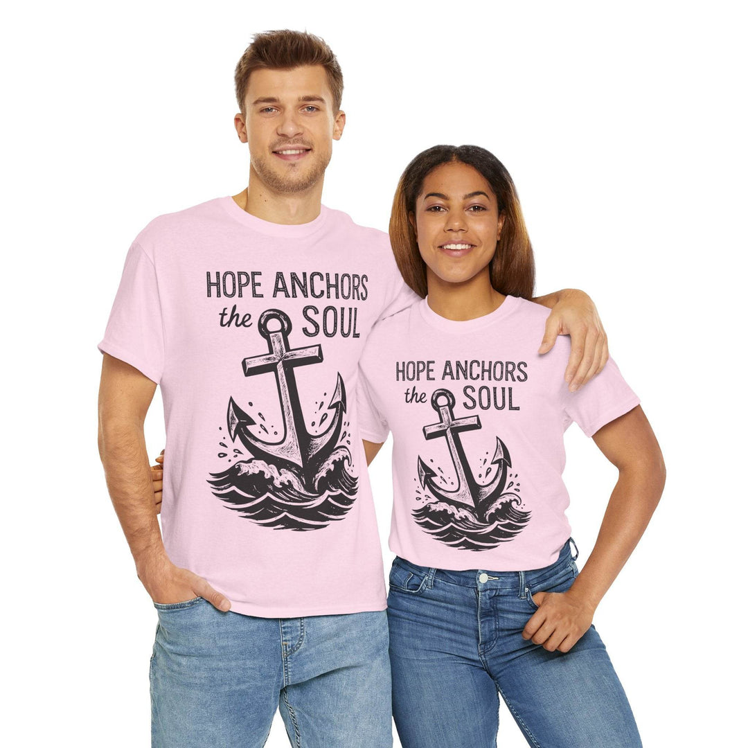 Hope Anchors the Soul T-Shirt - Bold Design - Gutsy Garb