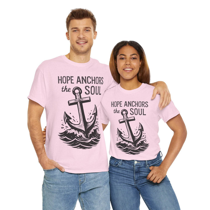 Hope Anchors the Soul T-Shirt - Bold Design - Gutsy Garb