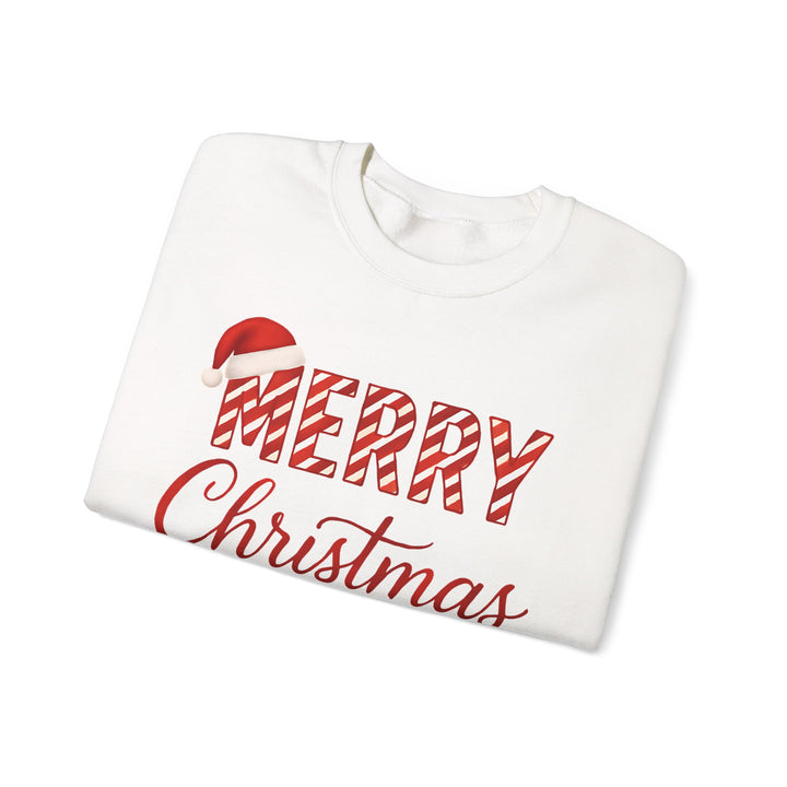 Merry Christmas Sweatshirt, Cozy Holiday Apparel, Unisex Crewneck, Winter Wardrobe Essential, Gift for Him Her, Christmas Celebration
