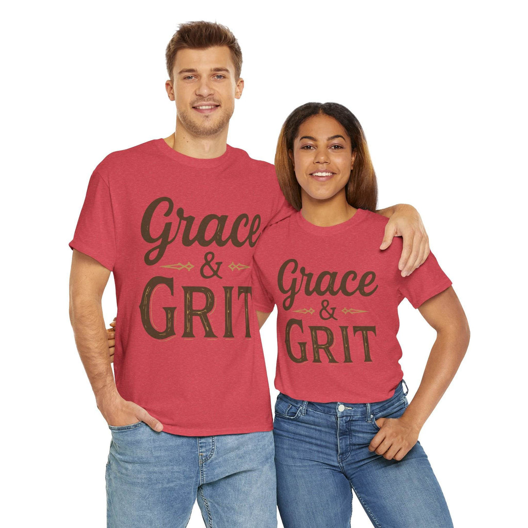 Grace and Grit Motivational Clothing T-Shirt - Gutsy Garb