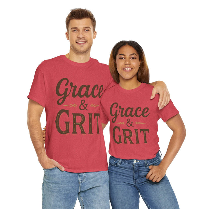 Grace and Grit Motivational Clothing T-Shirt - Gutsy Garb
