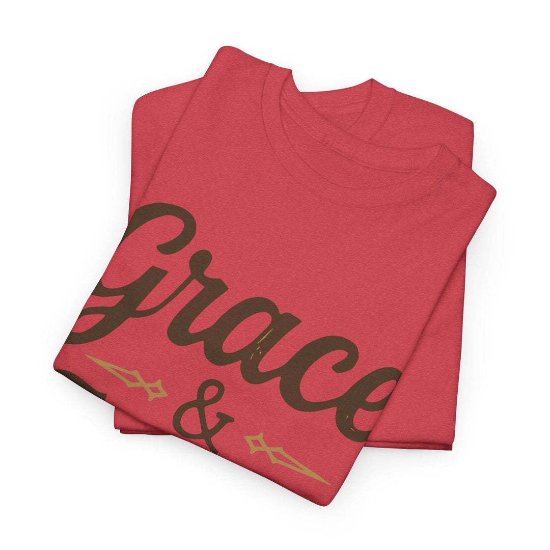 Grace and Grit Motivational Clothing T-Shirt - Gutsy Garb