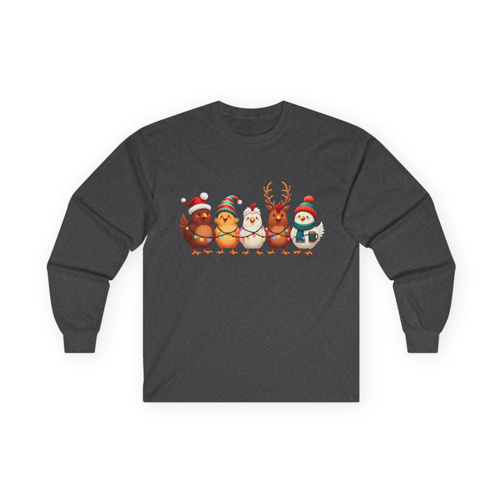 Festive Animal Print Long Sleeve Tee