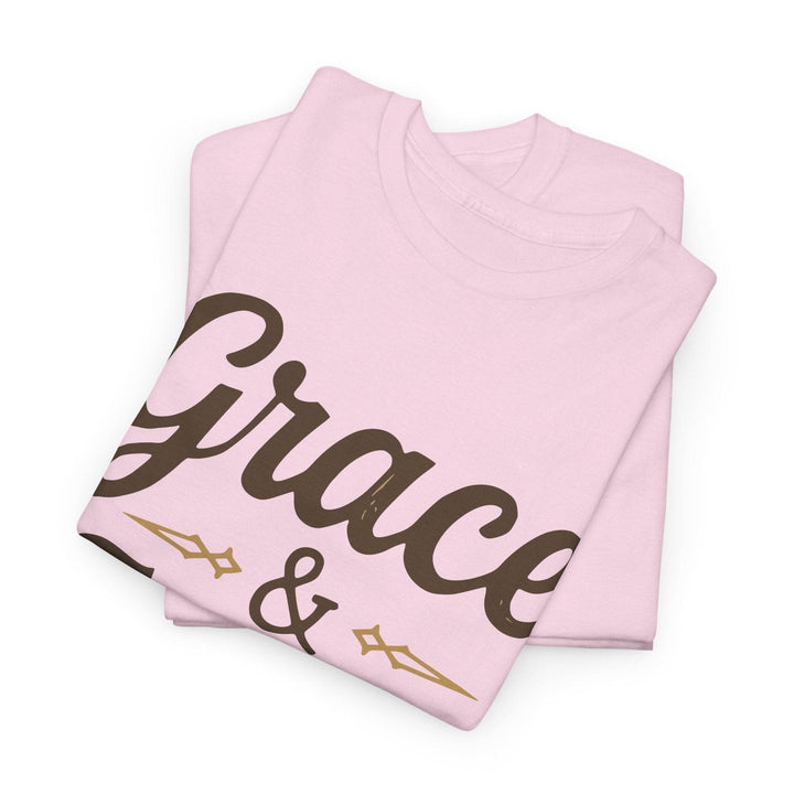 Grace and Grit Motivational Clothing T-Shirt - Gutsy Garb