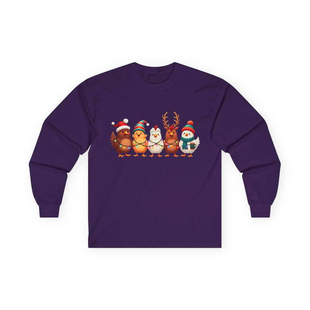 Festive Animal Print Long Sleeve Tee