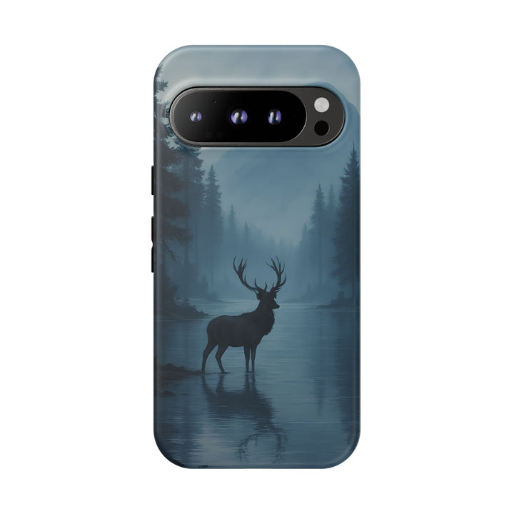 Deer Mountain Tough Phone Case, Wildlife Nature Protective Cover, Outdoor