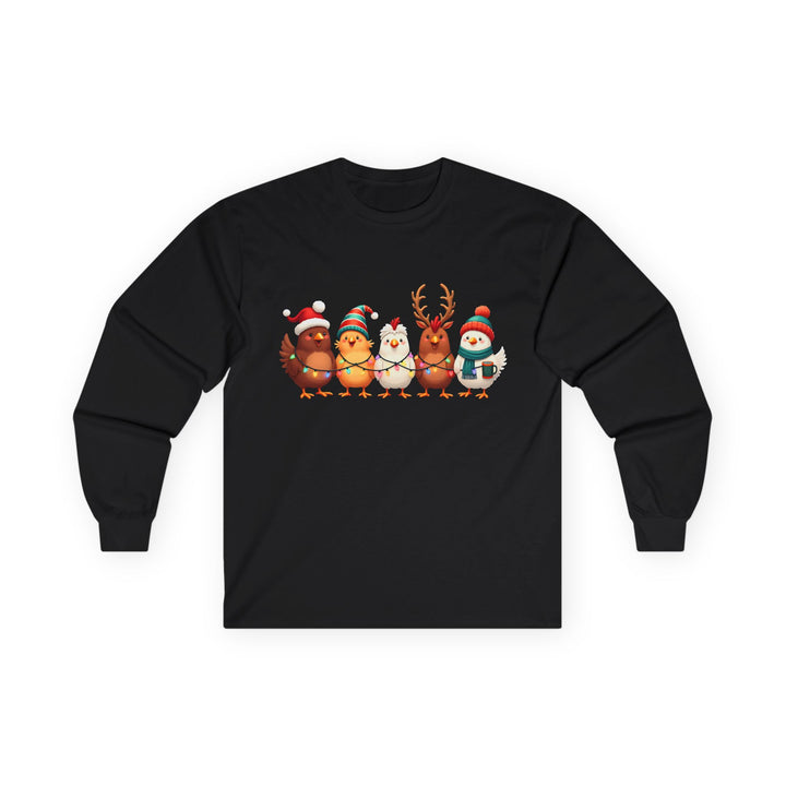 Festive Animal Print Long Sleeve Tee