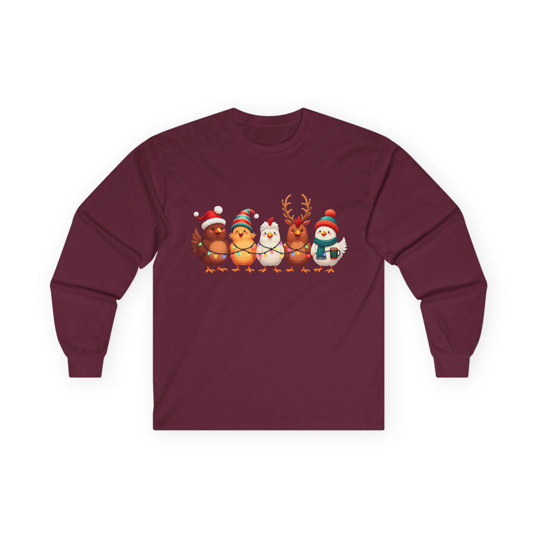 Festive Animal Print Long Sleeve Tee