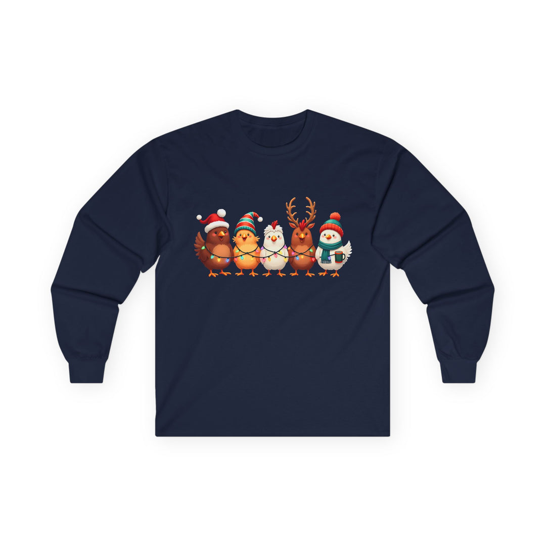 Festive Animal Print Long Sleeve Tee