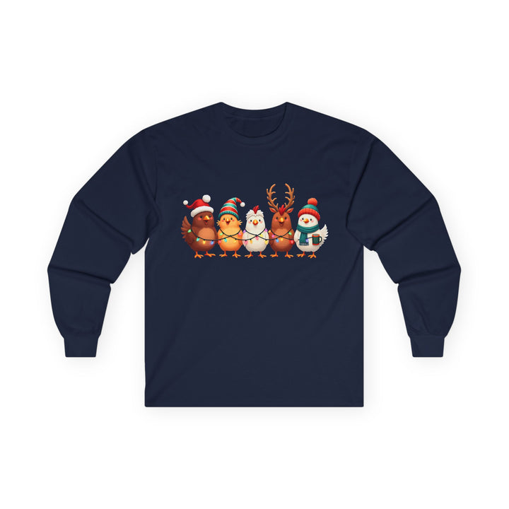 Festive Animal Print Long Sleeve Tee