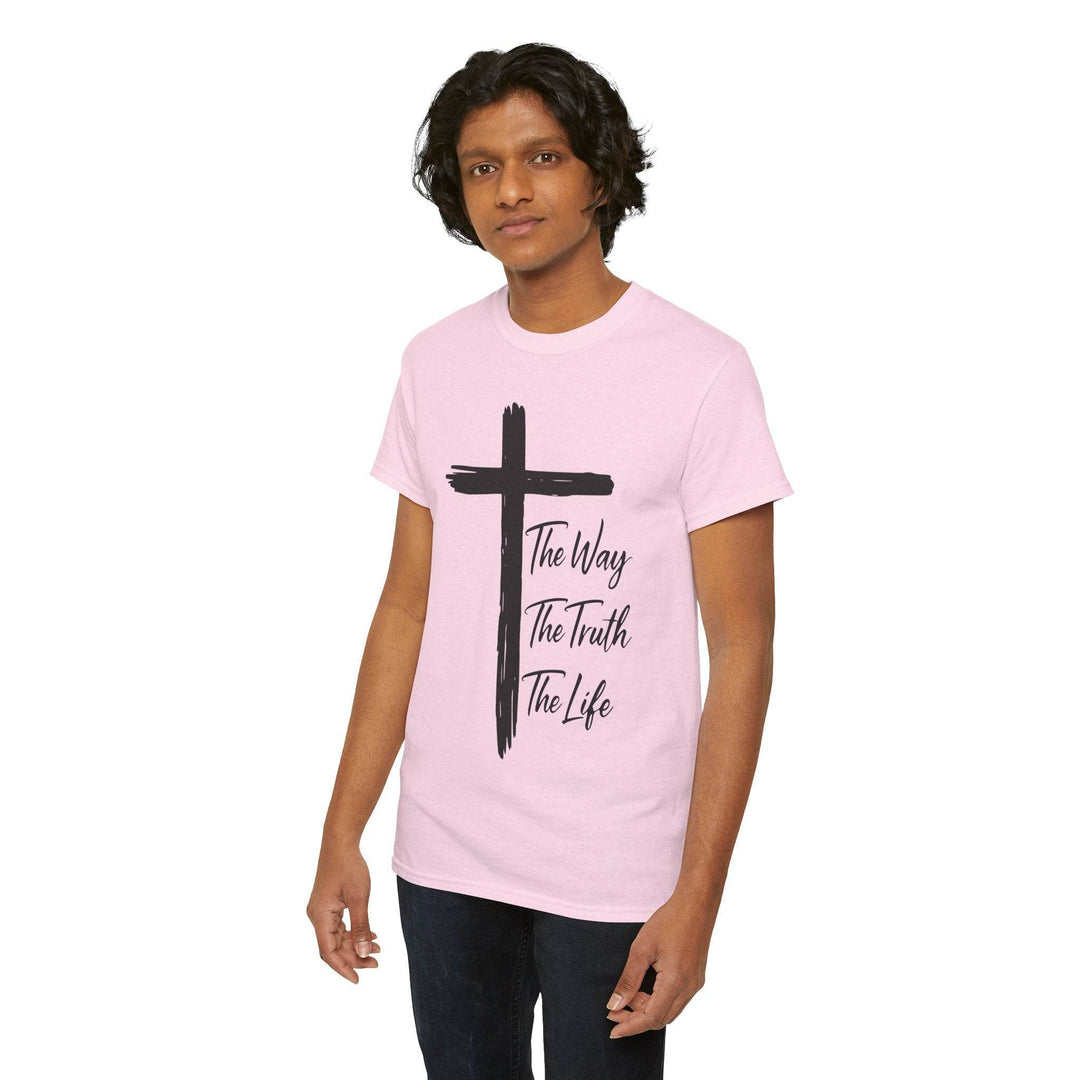 Faith Inspired Christian T-Shirt with Cross - Gutsy Garb