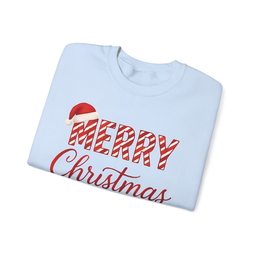 Merry Christmas Sweatshirt, Cozy Holiday Apparel, Unisex Crewneck, Winter Wardrobe Essential, Gift for Him Her, Christmas Celebration