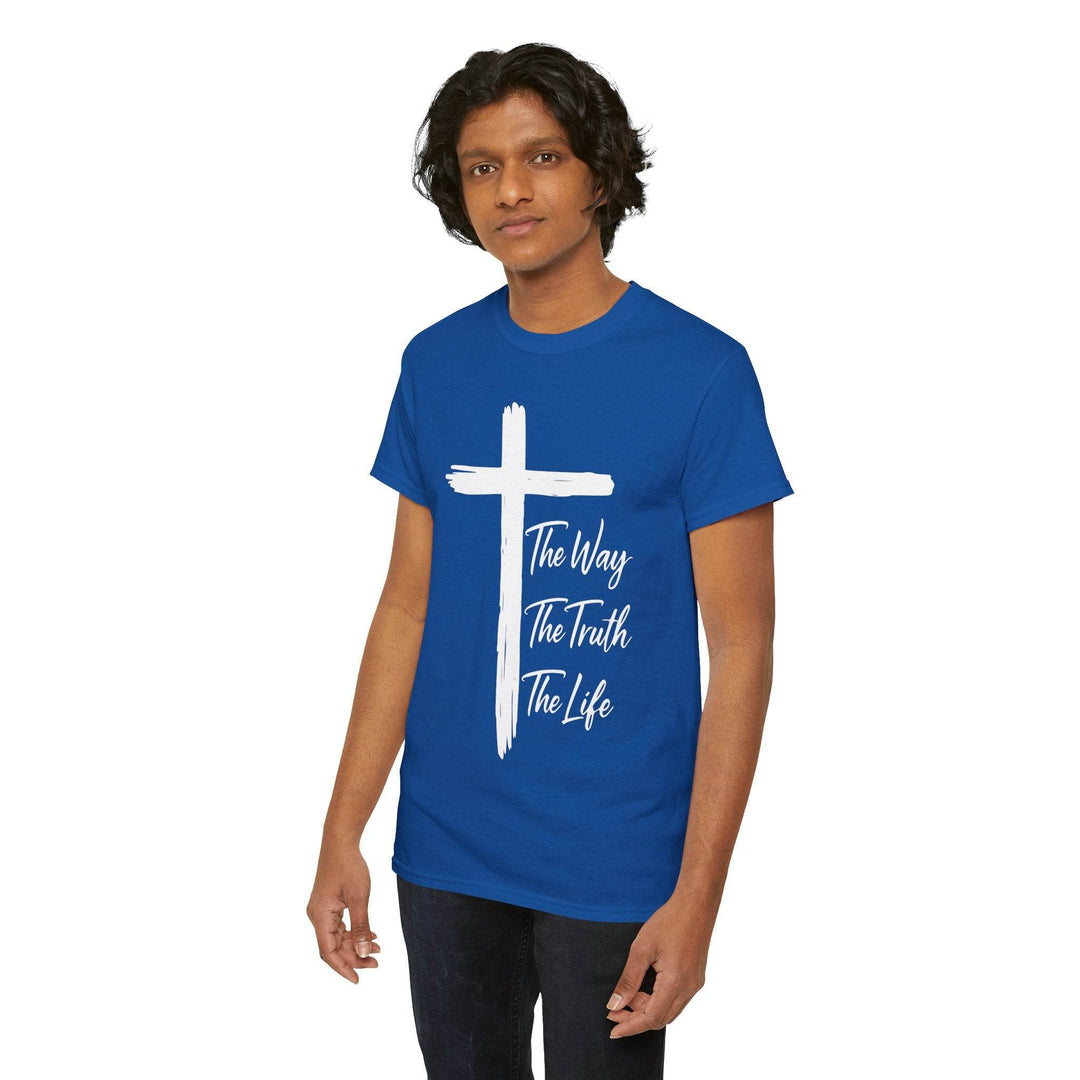 Faith Inspired Christian T-Shirt with Cross - Gutsy Garb
