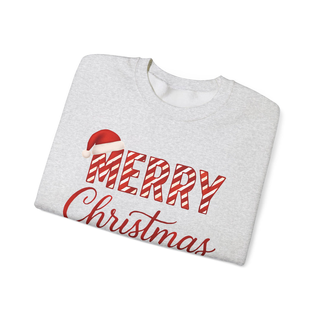 Merry Christmas Sweatshirt, Cozy Holiday Apparel, Unisex Crewneck, Winter Wardrobe Essential, Gift for Him Her, Christmas Celebration