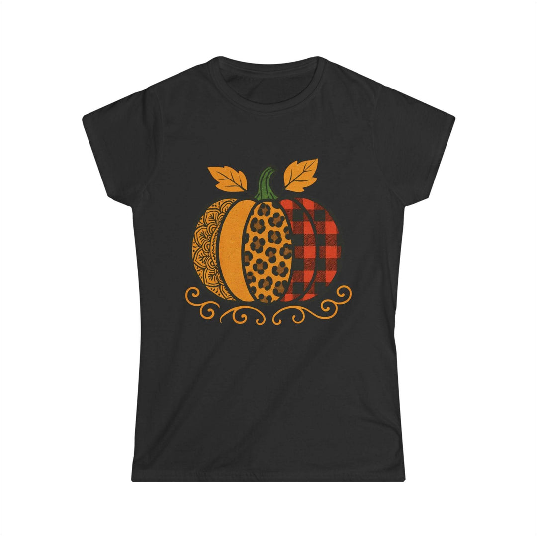 Autumn Pumpkin Graphic Tee for Women - Bold Fall Style - Gutsy Garb