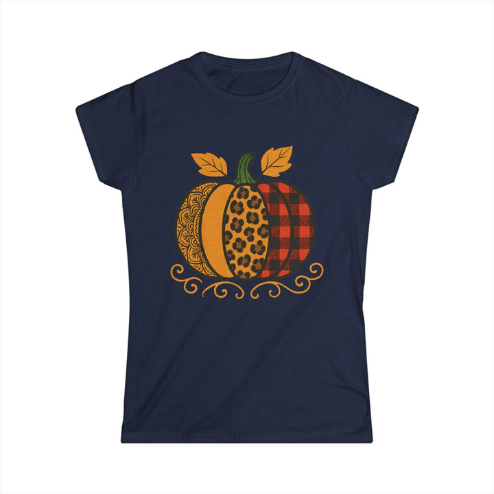 Autumn Pumpkin Graphic Tee for Women - Bold Fall Style - Gutsy Garb
