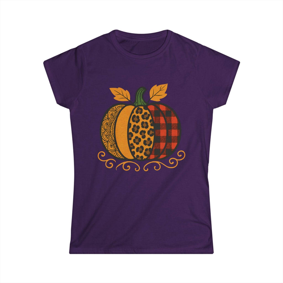 Autumn Pumpkin Graphic Tee for Women - Bold Fall Style - Gutsy Garb