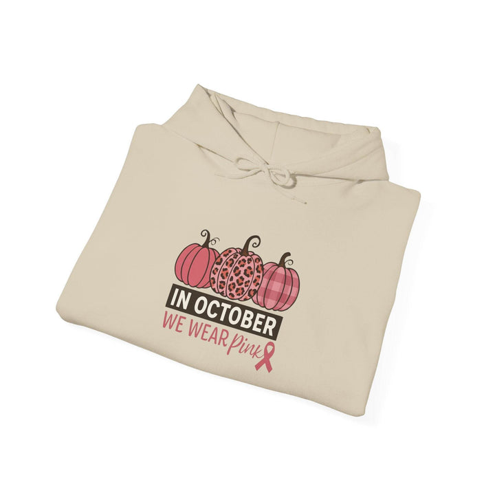 Breast Cancer Awareness Hoodie with Pink Ribbon - Gutsy Garb