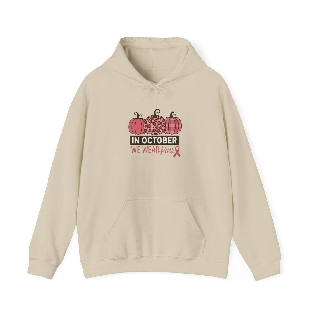 Breast Cancer Awareness Hoodie with Pink Ribbon - Gutsy Garb