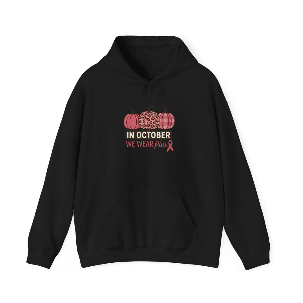 Breast Cancer Awareness Hoodie with Pink Ribbon - Gutsy Garb
