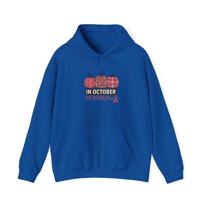 Breast Cancer Awareness Hoodie with Pink Ribbon - Gutsy Garb
