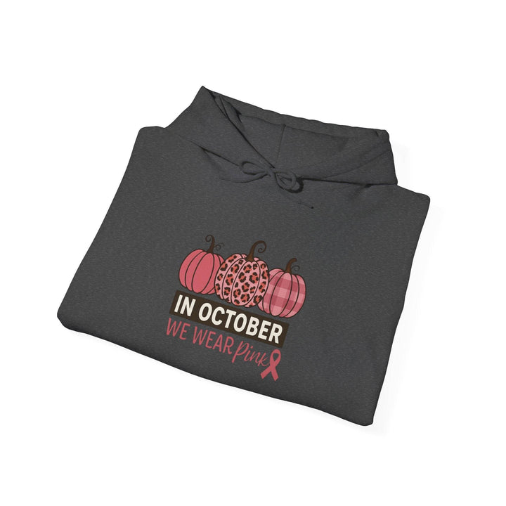Breast Cancer Awareness Hoodie with Pink Ribbon - Gutsy Garb