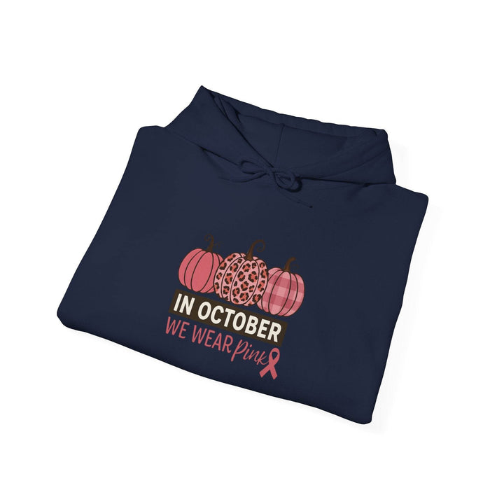 Breast Cancer Awareness Hoodie with Pink Ribbon - Gutsy Garb