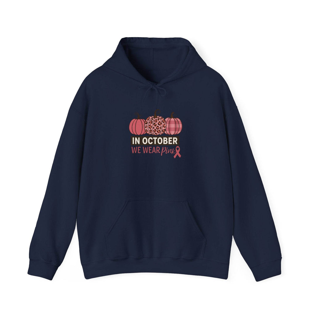Breast Cancer Awareness Hoodie with Pink Ribbon - Gutsy Garb