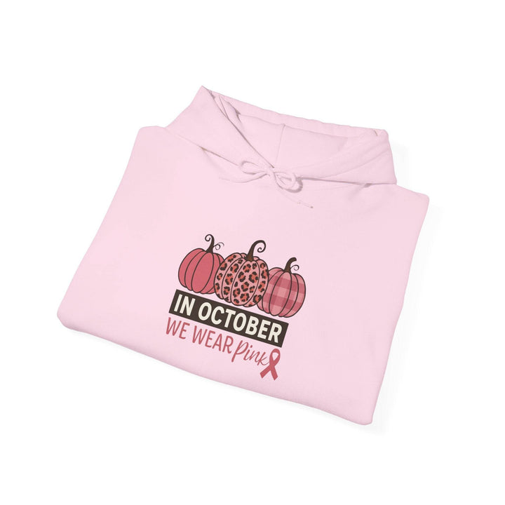 Breast Cancer Awareness Hoodie with Pink Ribbon - Gutsy Garb