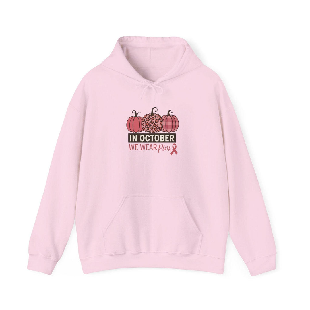 Breast Cancer Awareness Hoodie with Pink Ribbon - Gutsy Garb