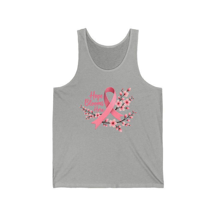 Breast Cancer Awareness Tank Top with Hope Design - Gutsy Garb