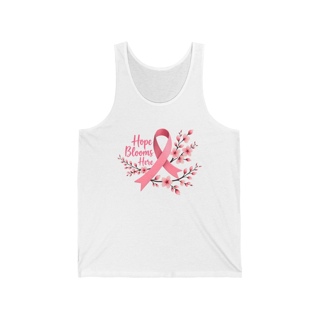Breast Cancer Awareness Tank Top with Hope Design - Gutsy Garb