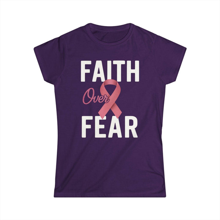 Cancer Awareness Inspirational Shirt - Faith Over Fear Tee - Gutsy Garb