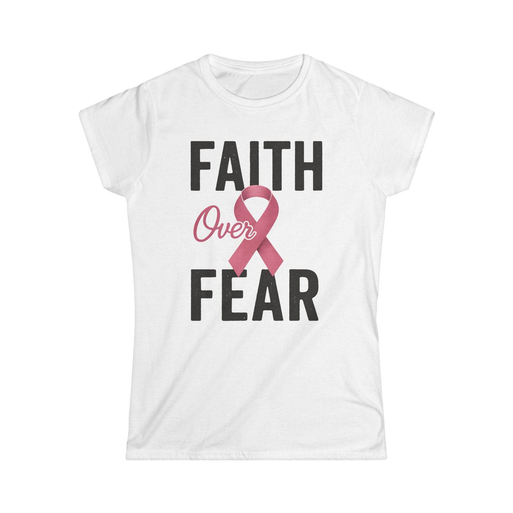 Cancer Awareness Inspirational Shirt - Faith Over Fear Tee - Gutsy Garb