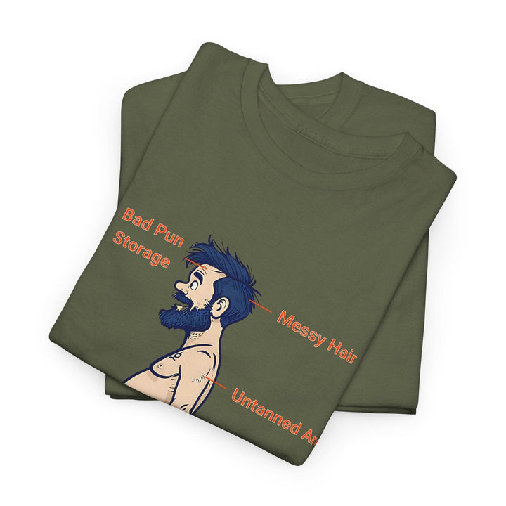 Dad Bod Blueprint Shirt - Bold Graphic Tee - Gutsy Garb