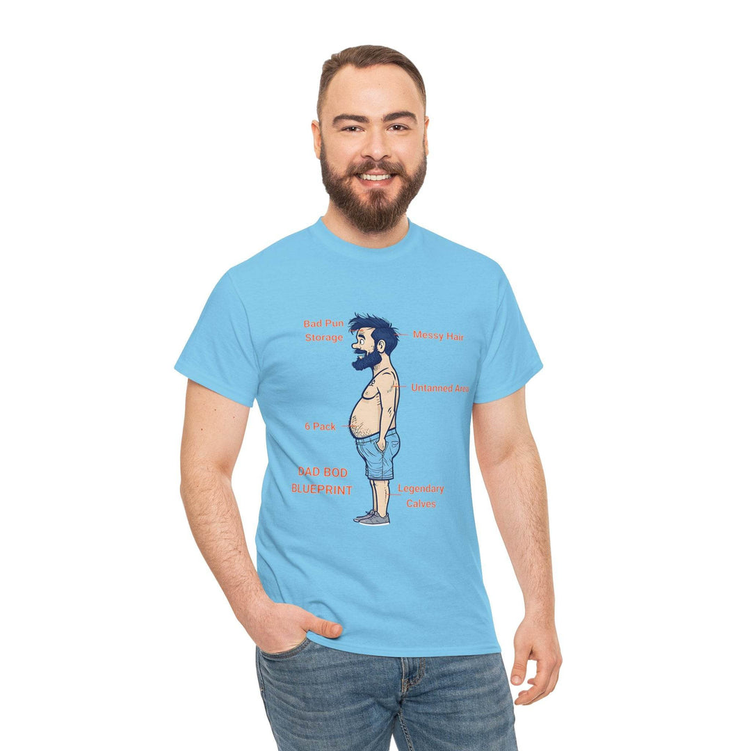 Dad Bod Blueprint Shirt - Bold Graphic Tee - Gutsy Garb