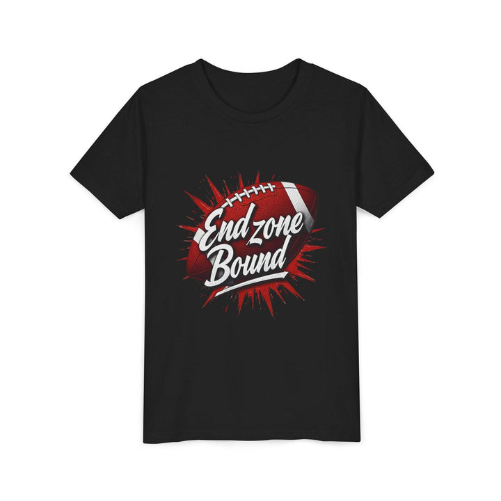 Kids End Zone Bound Sports Tee - Bold Football Style - Gutsy Garb