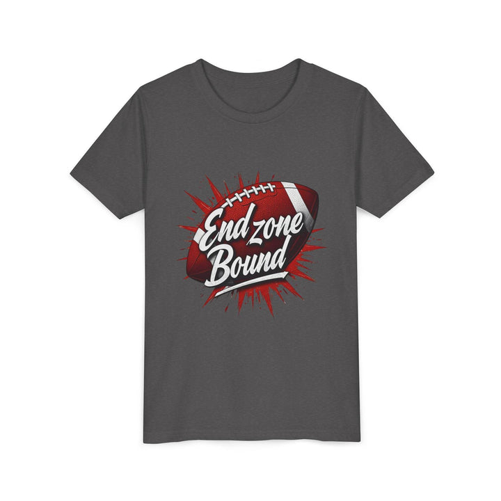 Kids End Zone Bound Sports Tee - Bold Football Style - Gutsy Garb