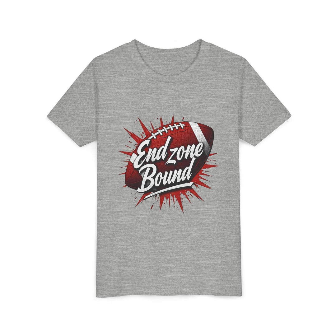 Kids End Zone Bound Sports Tee - Bold Football Style - Gutsy Garb