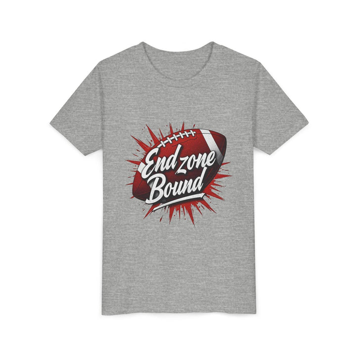 Kids End Zone Bound Sports Tee - Bold Football Style - Gutsy Garb