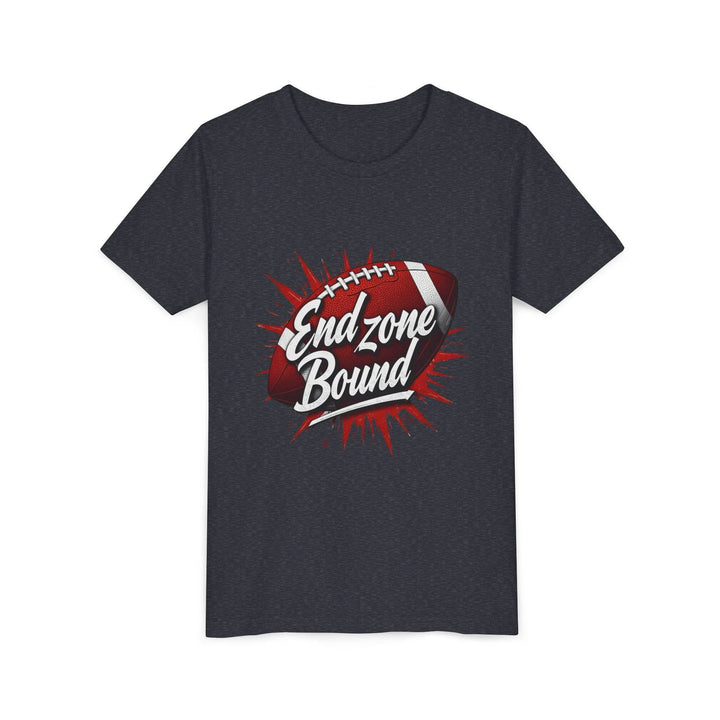 Kids End Zone Bound Sports Tee - Bold Football Style - Gutsy Garb