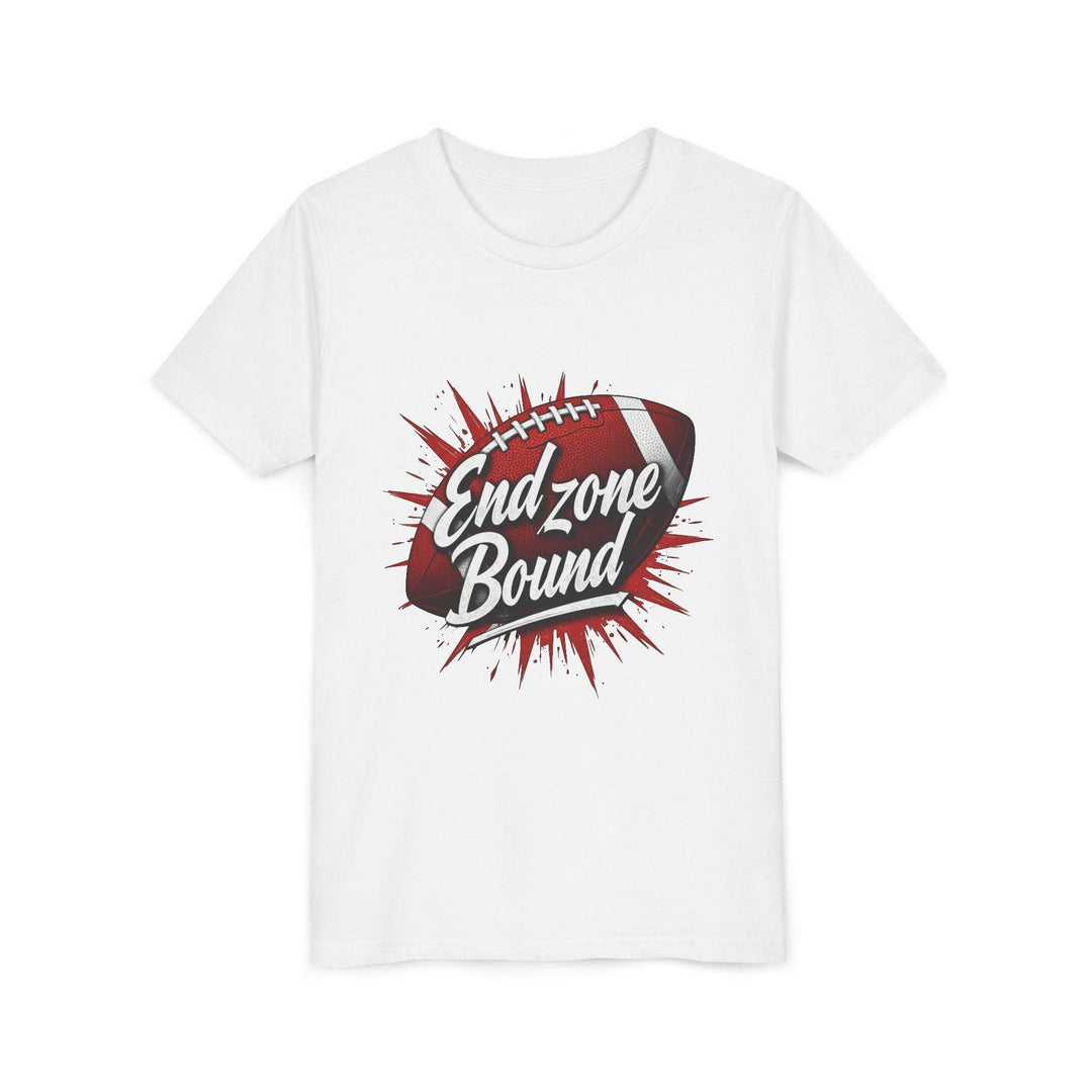 Kids End Zone Bound Sports Tee - Bold Football Style - Gutsy Garb