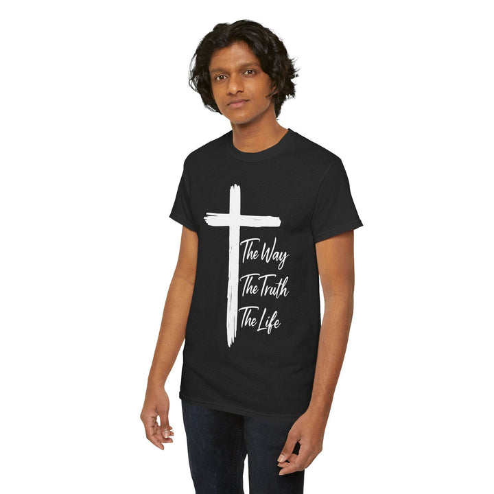 Faith Inspired Christian T-Shirt with Cross - Gutsy Garb