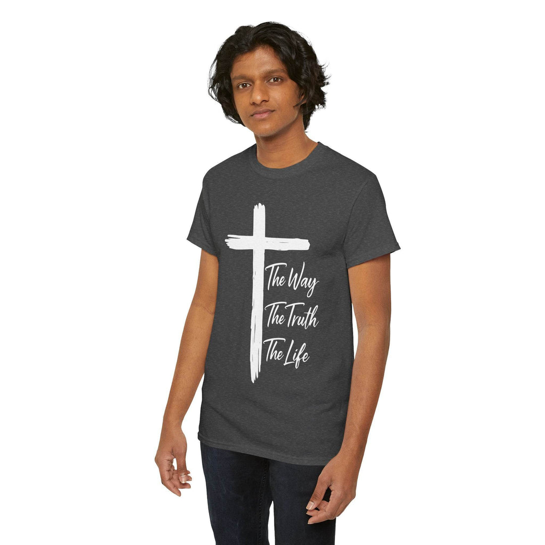Faith Inspired Christian T-Shirt with Cross - Gutsy Garb