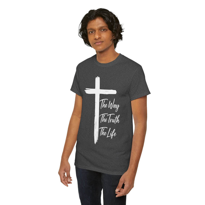 Faith Inspired Christian T-Shirt with Cross - Gutsy Garb