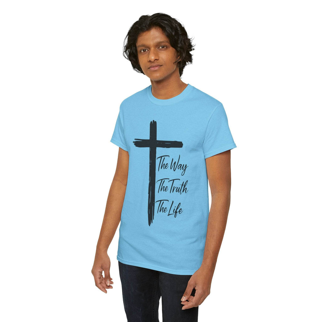 Faith Inspired Christian T-Shirt with Cross - Gutsy Garb