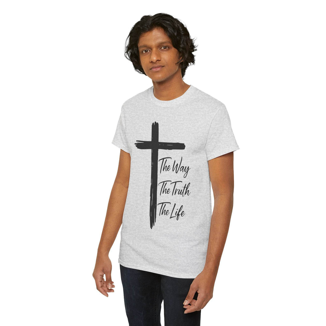Faith Inspired Christian T-Shirt with Cross - Gutsy Garb
